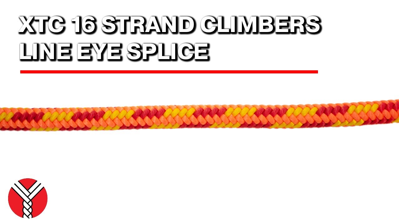 Yale Cordage XTC16 Strand Climbers Line Eye Splice
