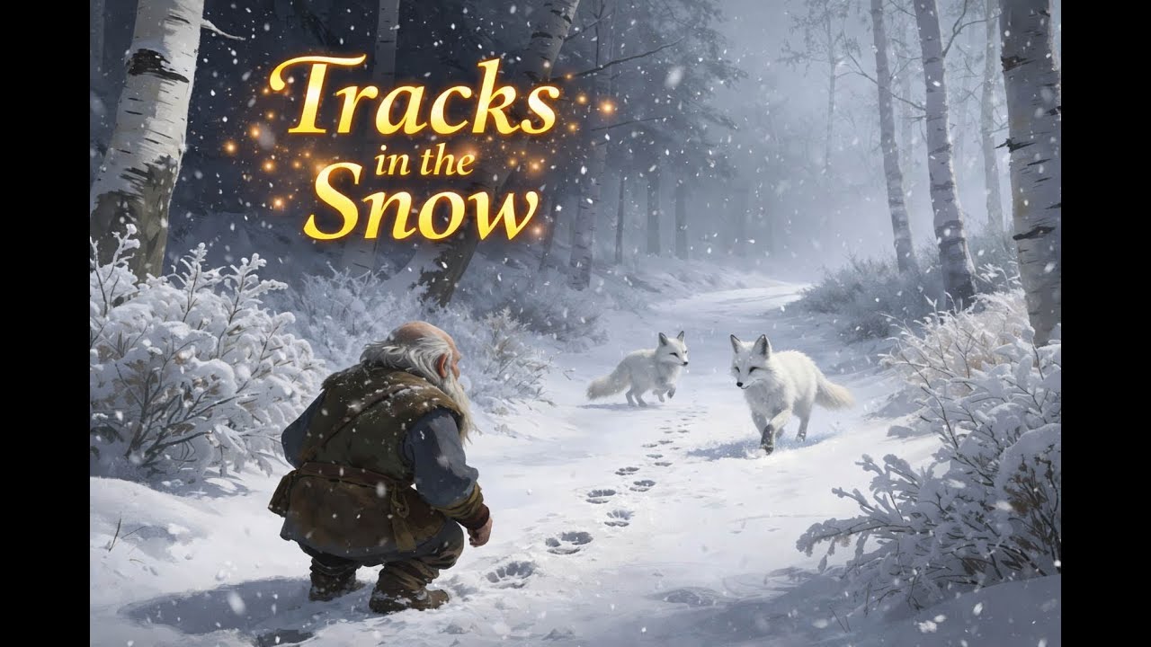 Tracks in the Snow | Peaceful Winter Forest Fantasy Ambience