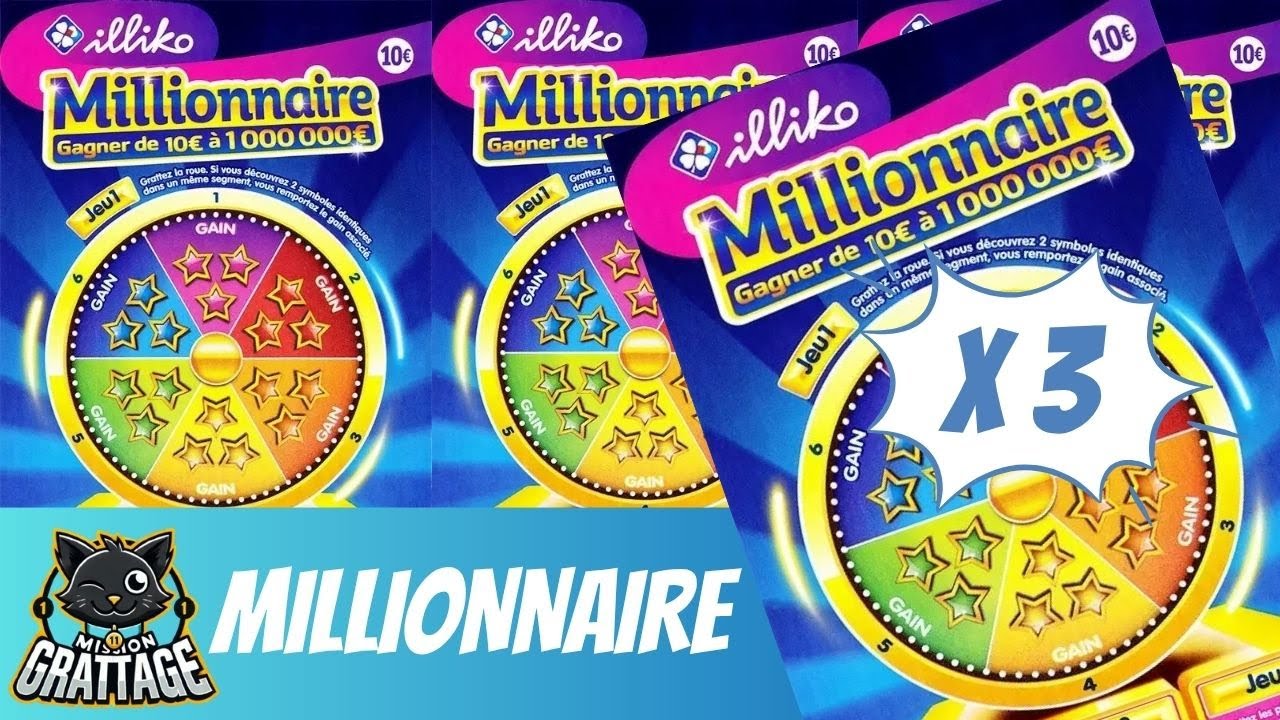 🍀 Mission Grattage - 3 x MILLIONNAIRE 💰