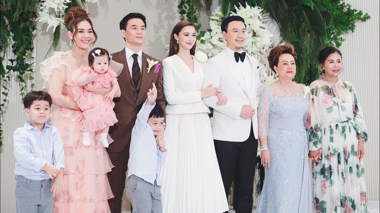 บรรยากาศงานหมั้น แพทริเซีย-โน้ต วิเศษ!! สายฟ้า-พายุ-แอบิเกล ร่วมพิธีกันพร้อมหน้า