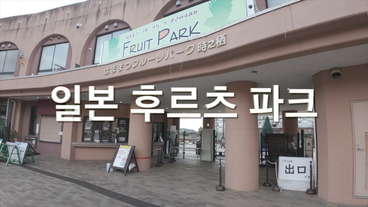일본 후르츠 파크 나 혼자 전세 냈나?