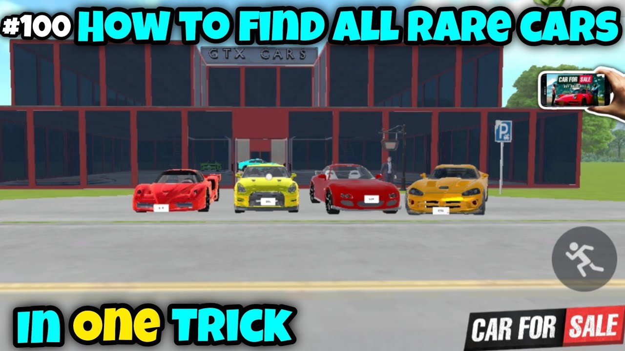 How To Find All Rare Super Cars In Car For Saler Simulator Dealership || In One Trick ||