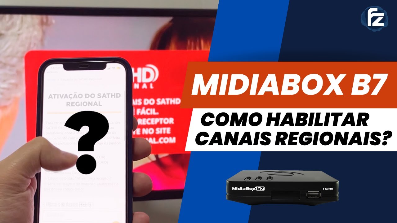 B7: Como instalar e habilitar os canais SATHD REGIONAL no MIDIABOX B7 CENTURY