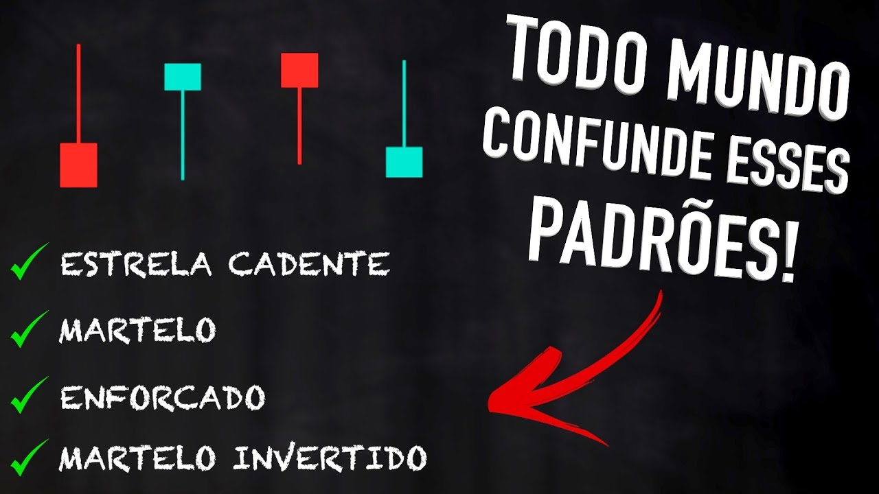 TODOS CONFUNDEM ESSES 4 PADRÕES DE CANDLESTICK