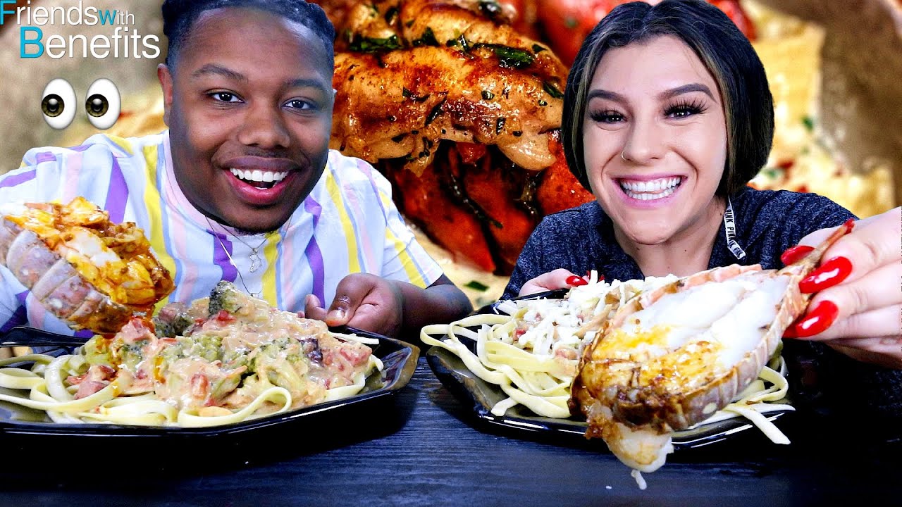 Chicken Alfredo with Lobster Tails🍝🦞 Are You Ok Being Friends With Benefits🤔