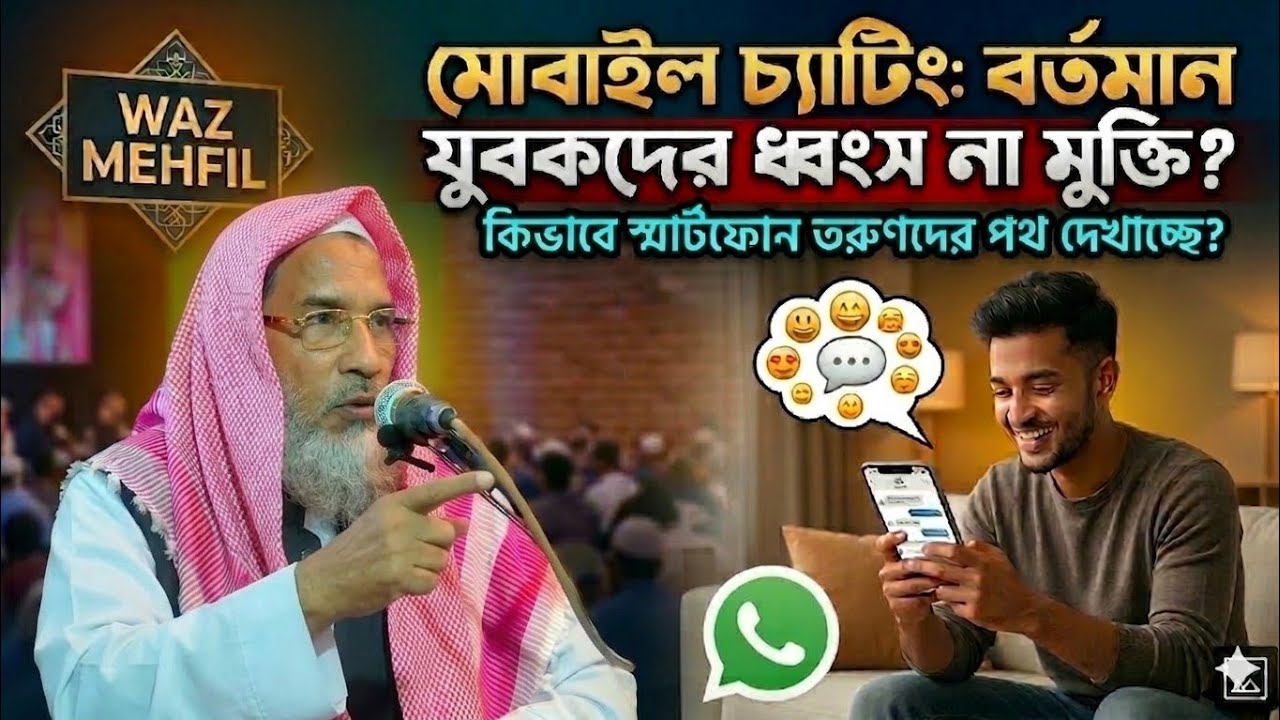  মোবাইল চ্যাটিং বর্তমান যুবকদের ধ্বংস না মুক্তি 😲⁉️হুজুরের সতর্ক বার্তা কি?Maulana Badruddoja Nadvi 