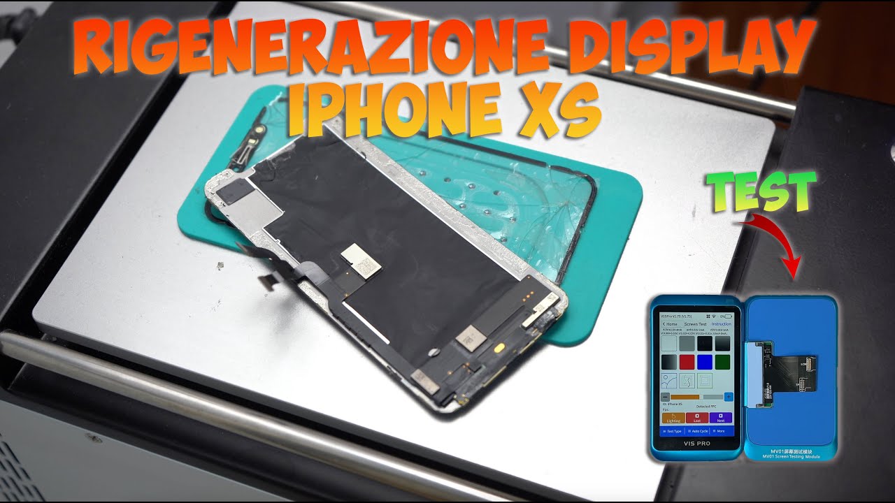 iPhone XS - Rigenerazione vetro display #refurbished #display