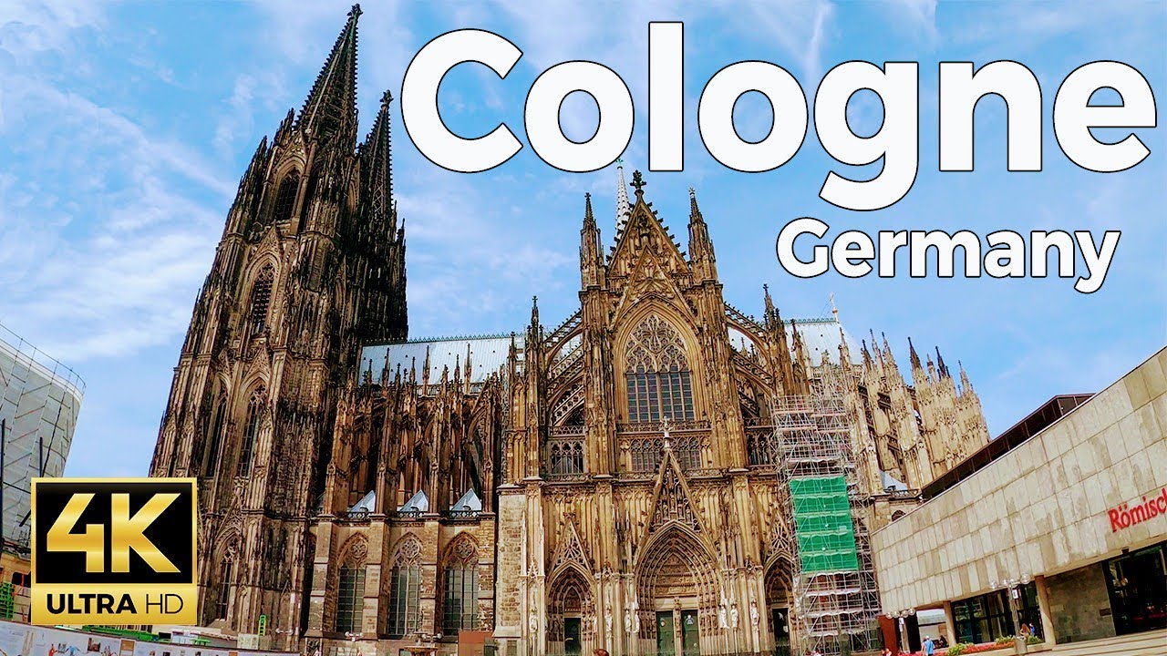 Cologne (K&ouml;ln), Germany Walking Tour (4k Ultra HD 60fps) &ndash; With Captions
