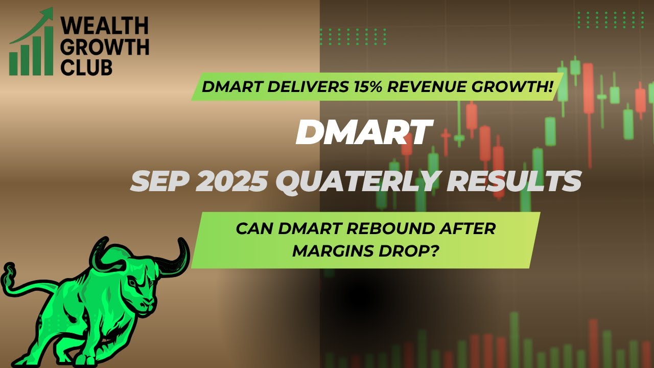 DMart Quarterly Q2 FY26 Results | Revenue ₹ 16,676 Cr (+15 % YoY) | Profit &ndash;11 % | EPS ₹ 10.5