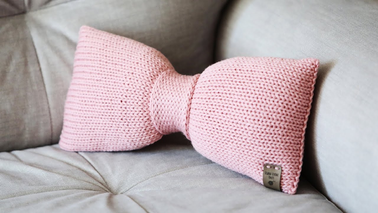 Knitting Machine Bow Pillow! (Tutorial for AddiExpress or Sentro Circular Knitting Machines)