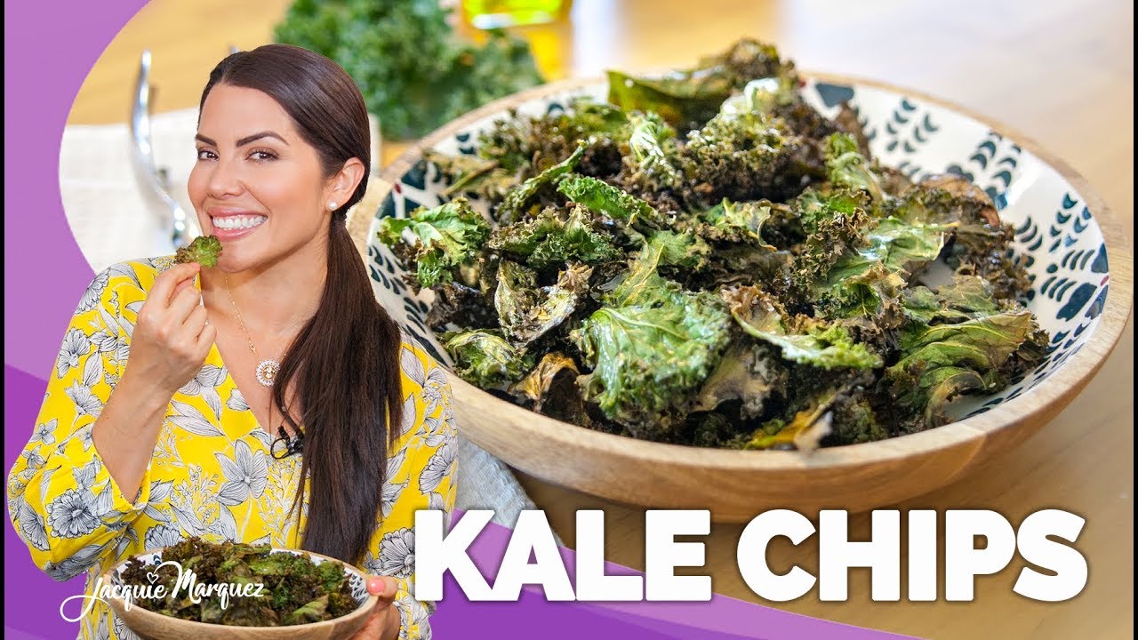 COMO HACER KALE CHIPS | COLE RIZADA CRUJIENTE - Jacquie Marquez