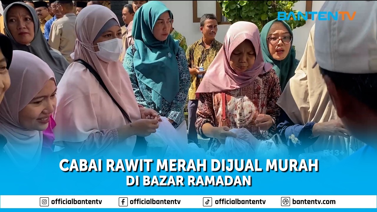 CABAI RAWIT MERAH DIJUAL MURAH DI BAZAR RAMADAN