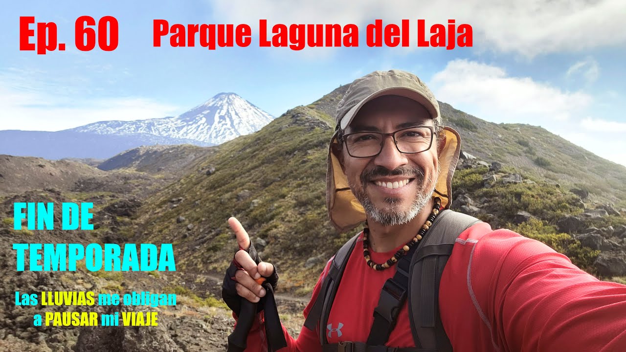 T1E60: GLACIARES y RÍOS AMARILLOS en Parque LAGUNA DEL LAJA - Vanlife Chile