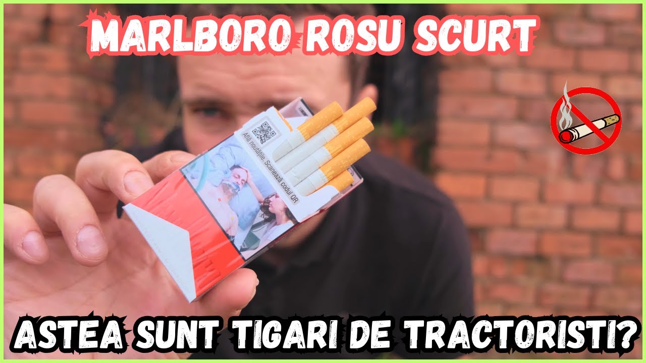 Astea Chiar Sunt Legendarele MARLBORO ROSU SCURT - Fumate de Baietii Care Vor Ceva Tare