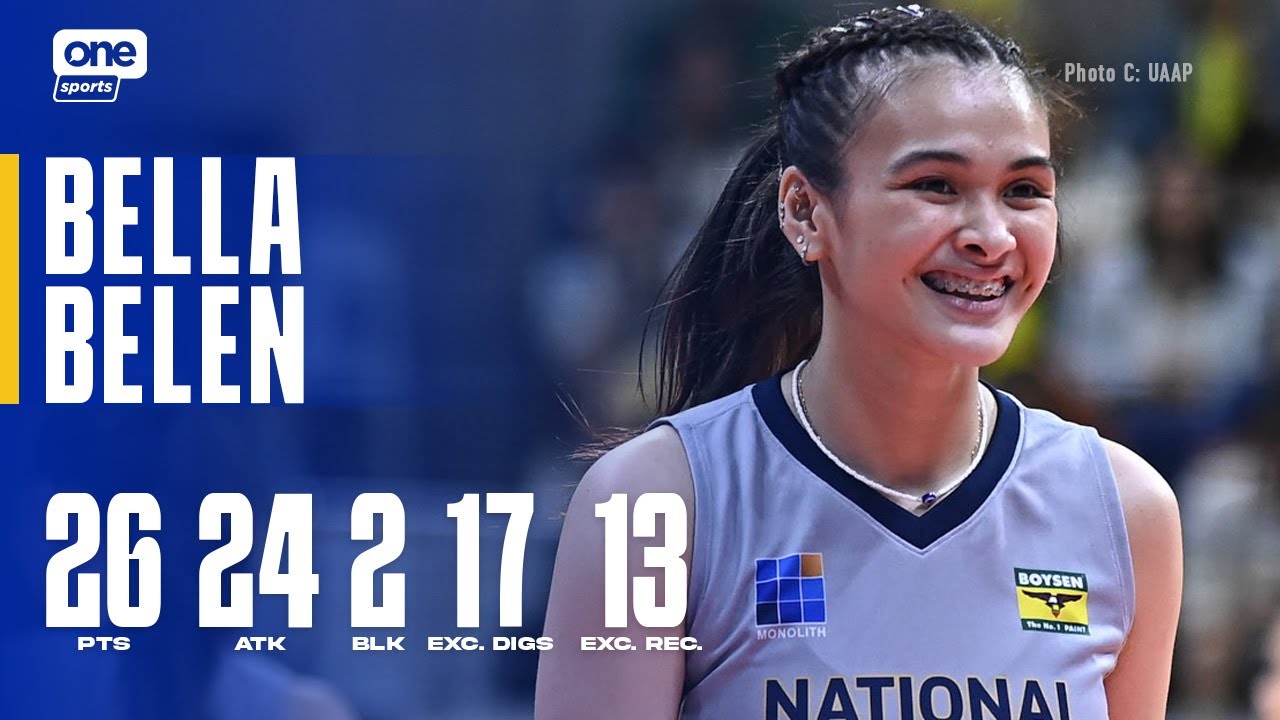 Bella Belen EXPLOSIVE 26 POINTS for NU vs. UST 🙌🏼 | UAAP SEASON 87 WOMEN’S VOLLEYBALL | HIGHLIGHTS