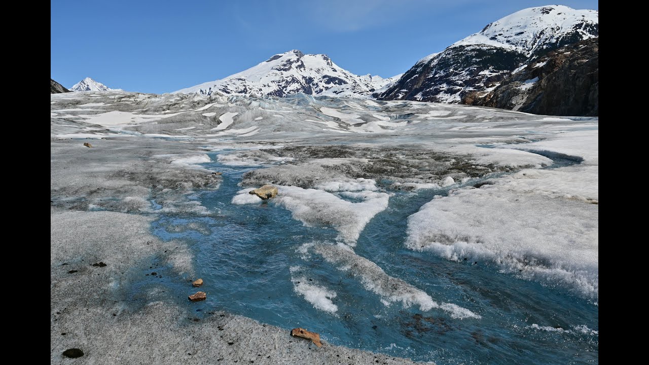 Fly Over Glacier in Skagway Alaska