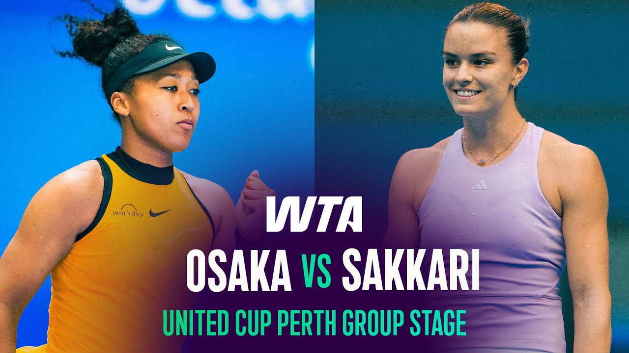 Naomi Osaka vs. Maria Sakkari | 2026 United Cup Group Stage | WTA Match Highlights