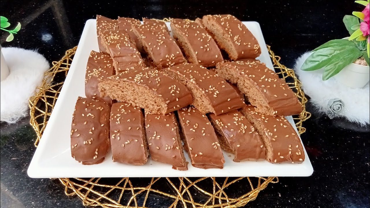 من أسهل الحلويات اللذيذة لي تخرج كمية كبيرة 👌 كروكي الشوكولاتة 🍫 حلوة سهلة و سريعة لشرب القهوة
