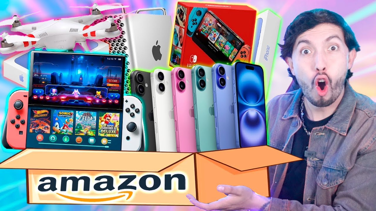 COMPRE LA CAJA MISTERIOSA DE APPLE MAS COSTOSA DE AMAZON... IPHONE 16 , NINTENDO SWITCH?