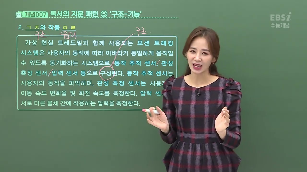 2023 수능개념 윤혜정의 개념의 나비효과 19강 독서 지문 속, 구조 기능