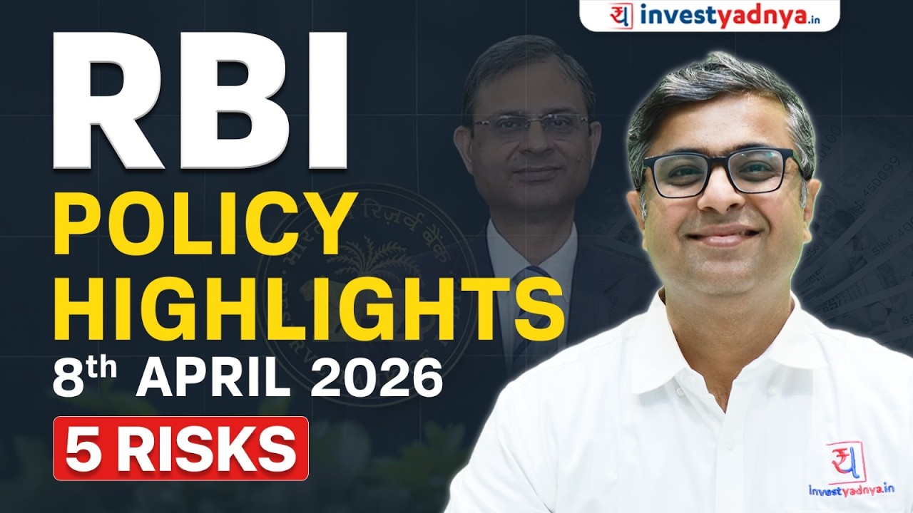 RBI Policy Highlights - 8th April 2026 | 5 Risks Explained | Parimal Ade