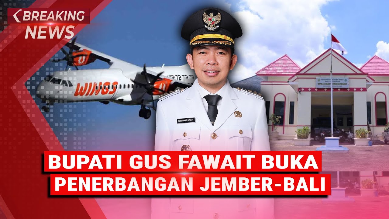 LIVE - Pembukaan Rute Penerbangan Baru, Bandara Notohadinegoro Jember - Ngurah Rai Bali