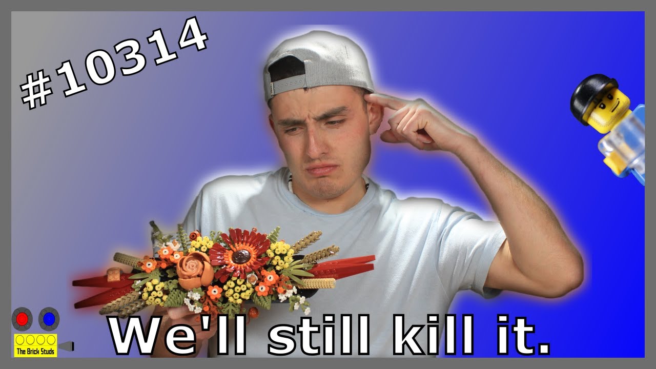 $50 Un-killable Flower? Lego Dried Flower Centerpiece Review #lego #10314