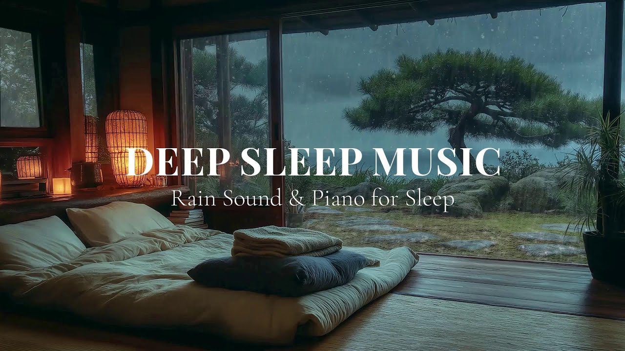Peaceful Rain Night — Soft Piano Music for Restful Sleep and Calm Mind