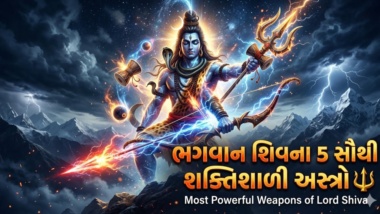 Lord Shiva's 5 Most Powerful Weapons 🔱 | Most Powerful Weapons of Lord Shiva | Keshar Production 