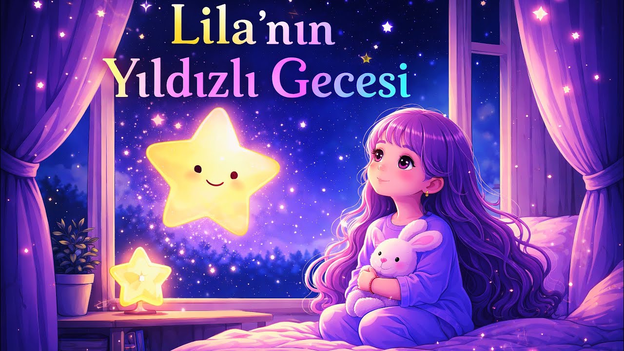 🌟 Yıldızlarla Konuşan Kız Lila 🌙- Hemen Uyutan Uyku Masalı