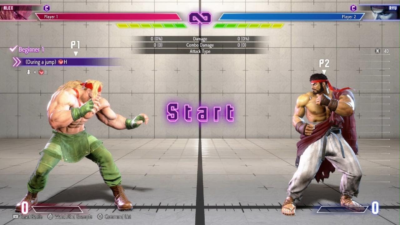 Street Fighter 6 Alex Combo Trials