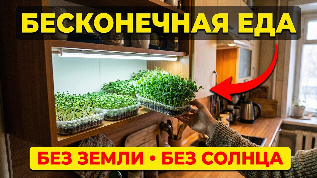 Бесконечная Еда из Шкафа — Без Земли, Солнца и Опыта...