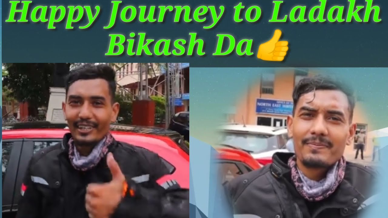 Next Level Bikash Da with team Riding has Started 👊Nehru Stadium to Ladakh||10thousand Km..