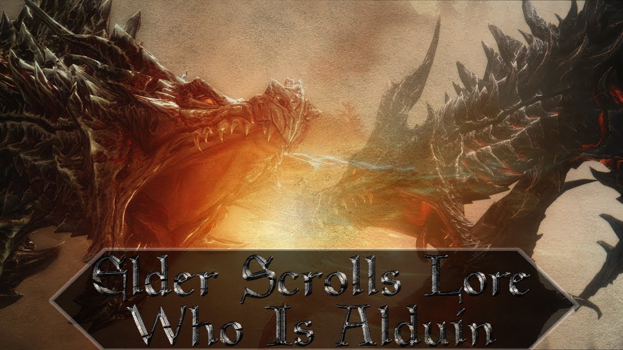 Who Is Alduin? - Elder Scrolls Lore - Elder Scrolls Mythology - Skyrim Lore