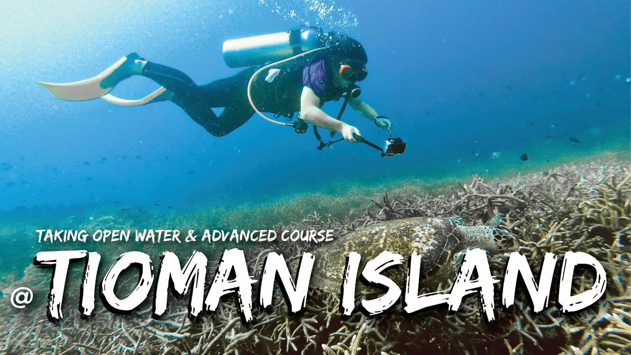Proses ambil lesen diving Open Water & Advanced Course @ Tioman Island
