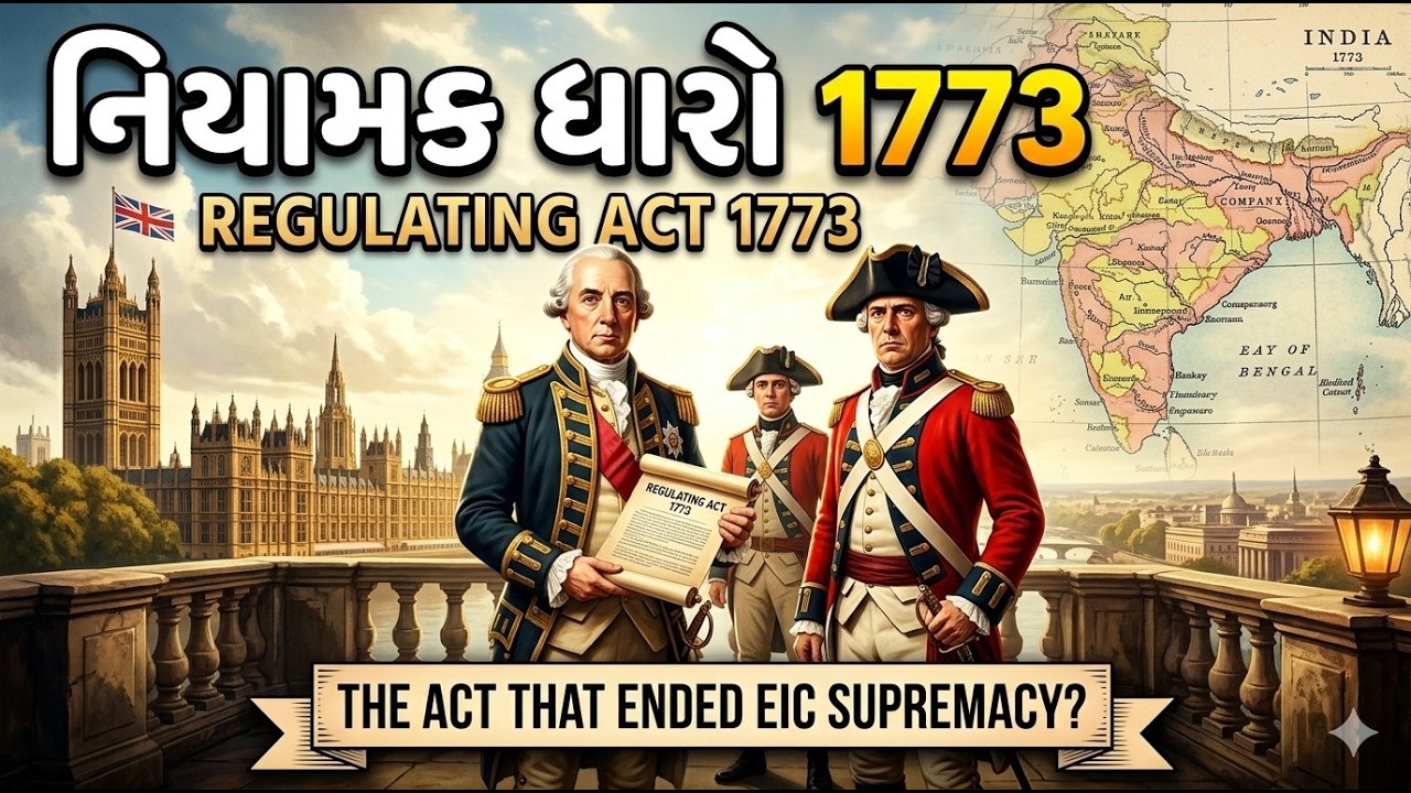 નિયમકધારો 1773 | Regulating Act 1773 Explained | GPSC History