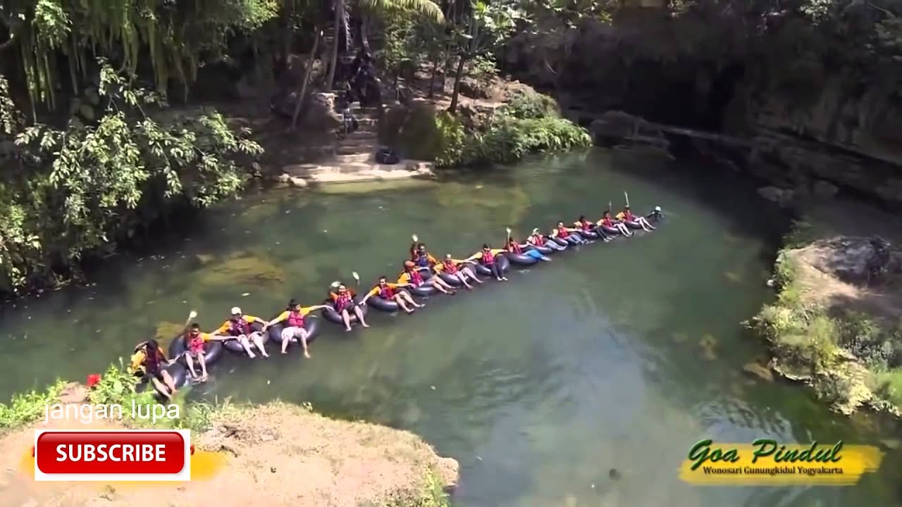 Keindahan Goa Pindul dari Udara : Gunung Kidul Yogyakarta