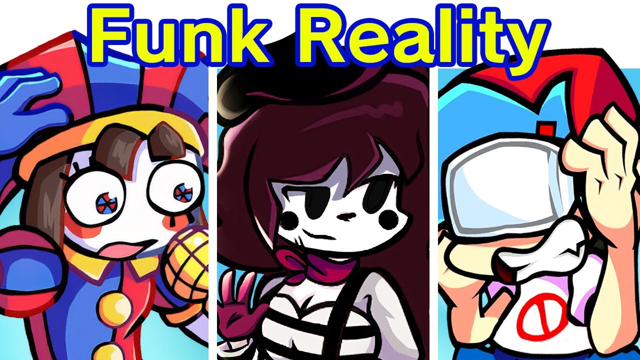 Friday Night Funkin' The Amazing Digital Circus Funk Off Reality (FNF) (GF/BF/Pomni/Jax/Caine)
