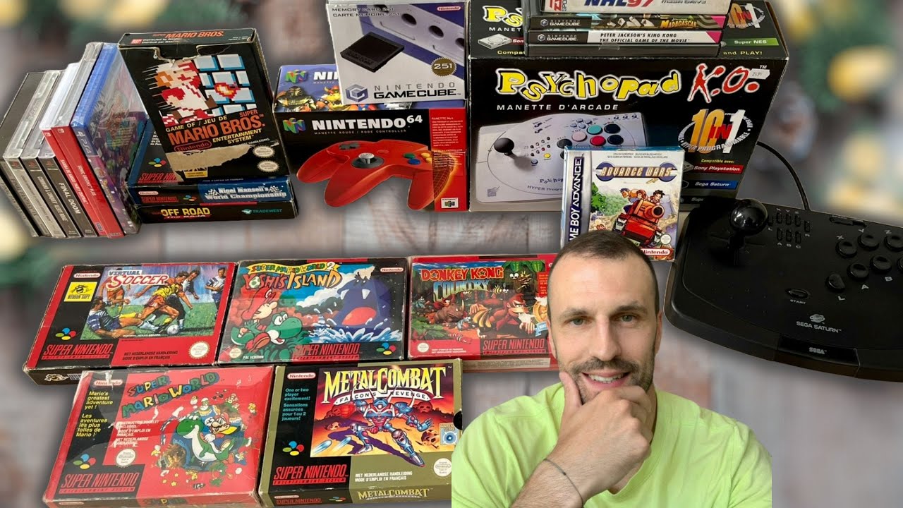 Achats JV novembre - Noël Retrogaming avant l'heure!! SNES PS1 GBA NES 64...