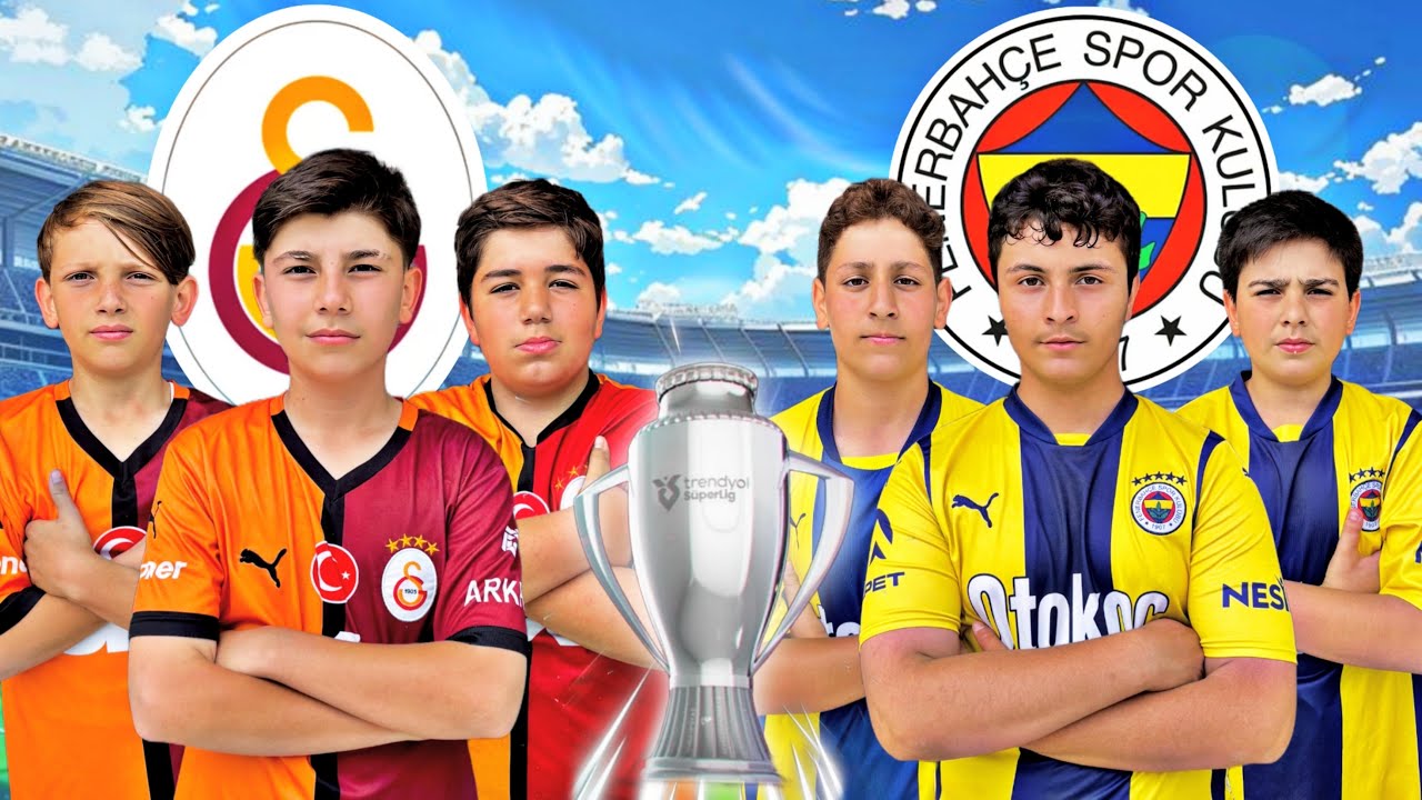 MİNİ GALATASARAYLILAR VS MİNİ FENERBAHÇELİLER MAÇ! -Taraftar Derbisi