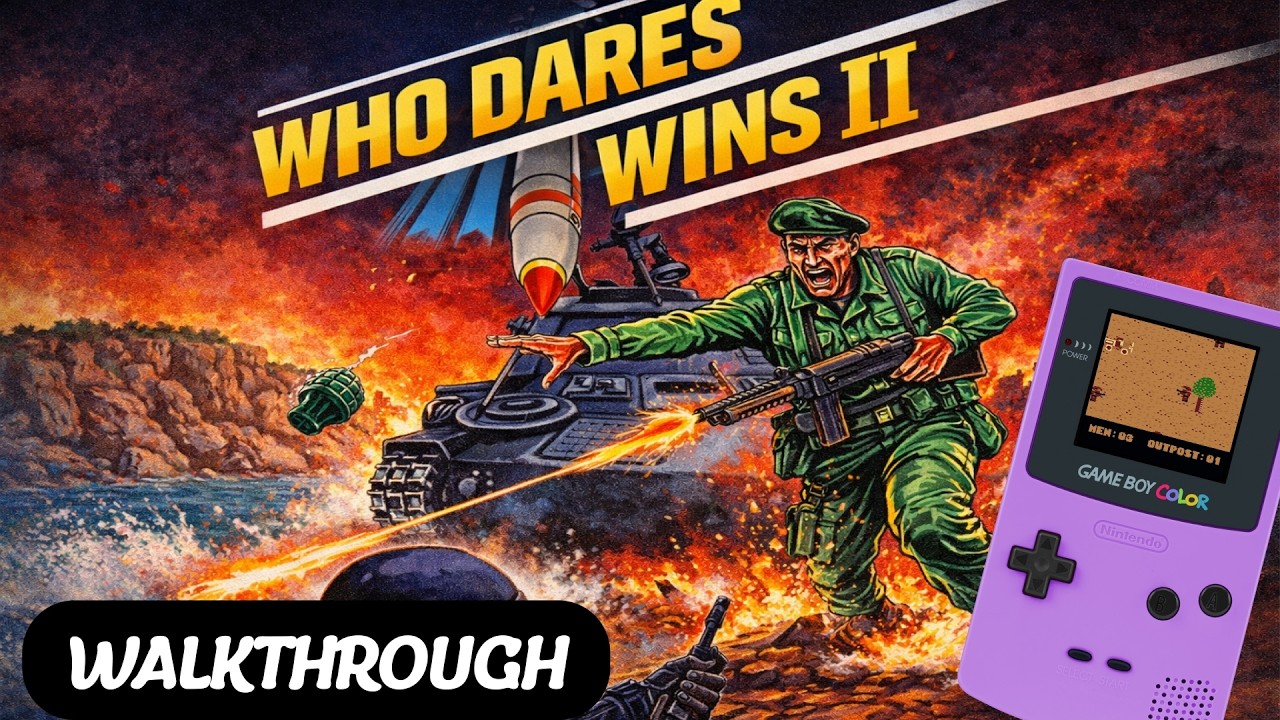 Who Dares Wins II - Game Boy Color Walkthrough video
