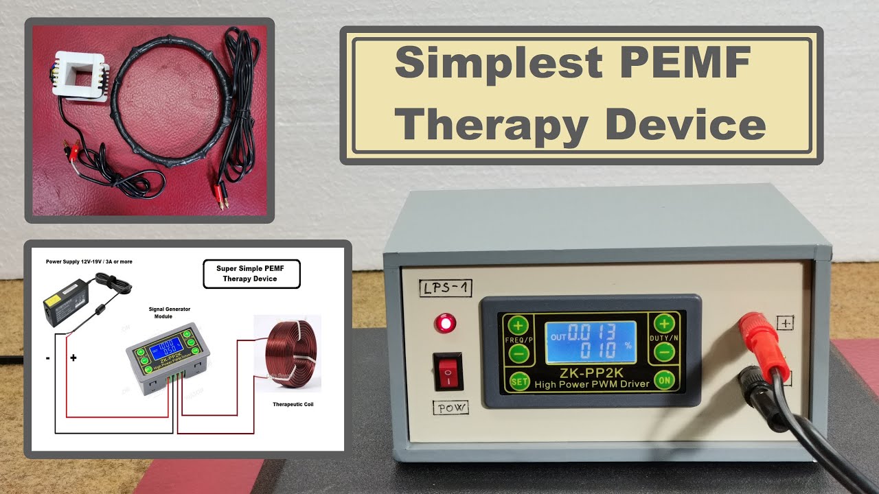 How to build Simplest PEMF (Pulse Electomagnetic Field) Therapy Device