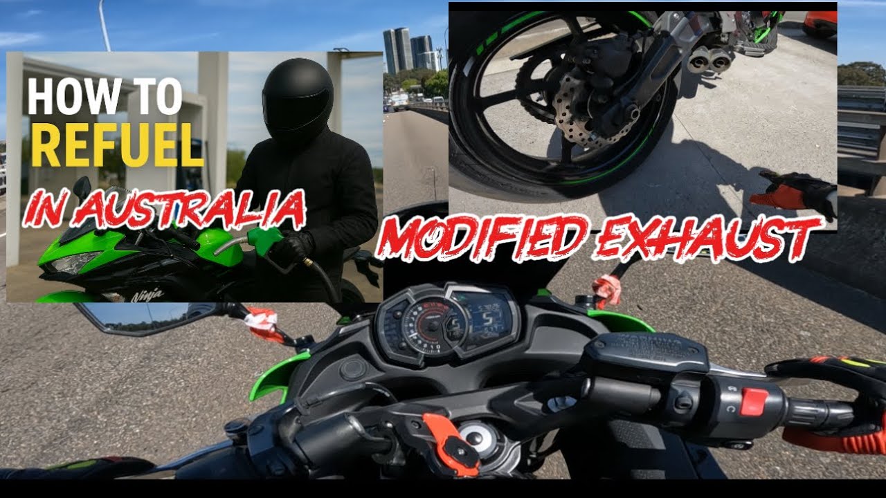 How to refuel petrol in australia #motovlog #travel #viral #vlog #modified 