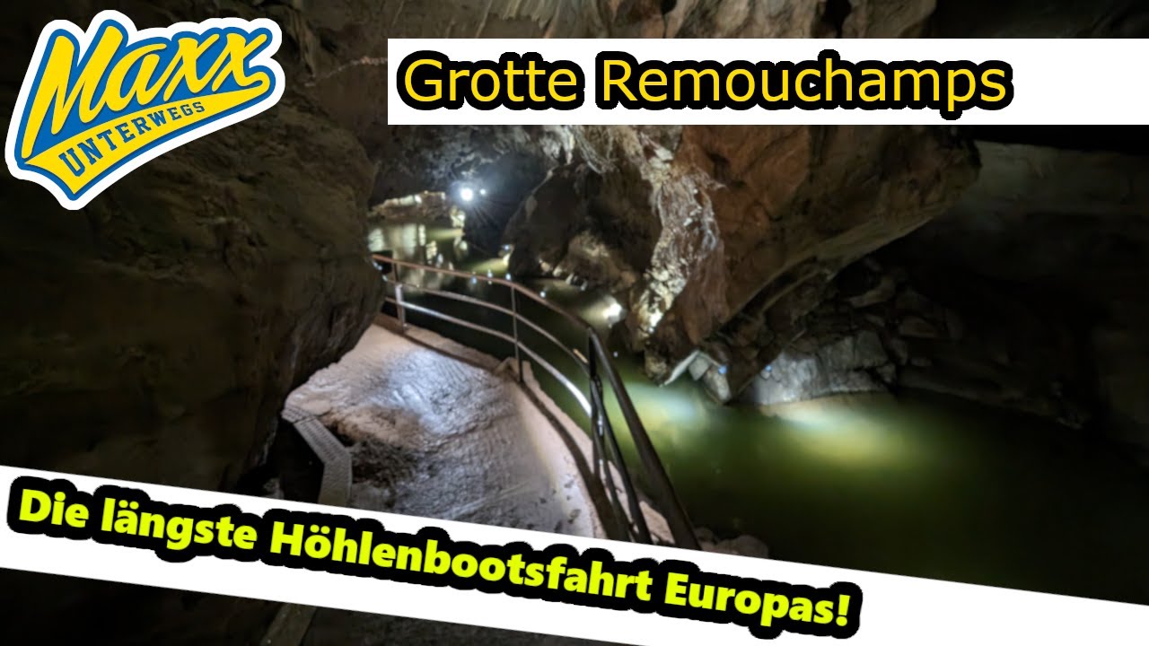 Die Grotte von Remouchamps | Längste Bootsfahrt Europas in einer Höhle | 2023
