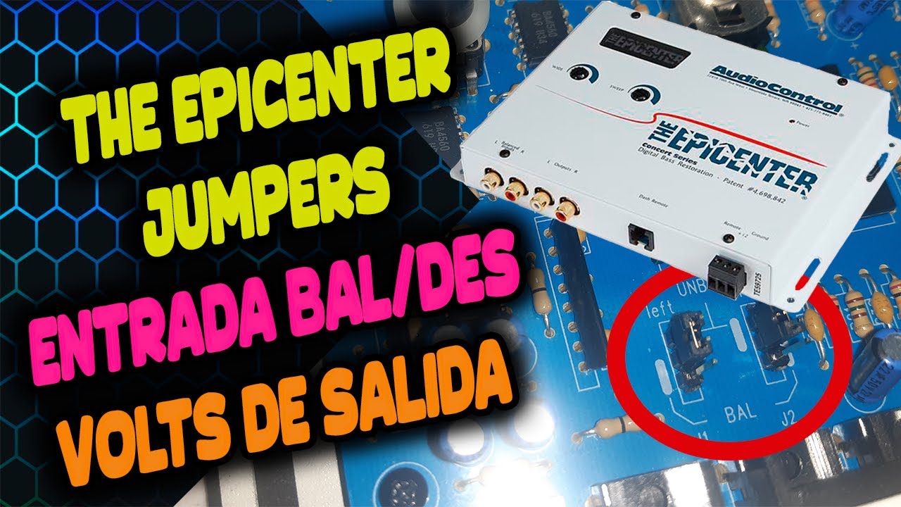 Configuración Jumpers EPICENTER Entradas y Voltajes de Salida #Mundo_Car_Audio #Epicenter_mx