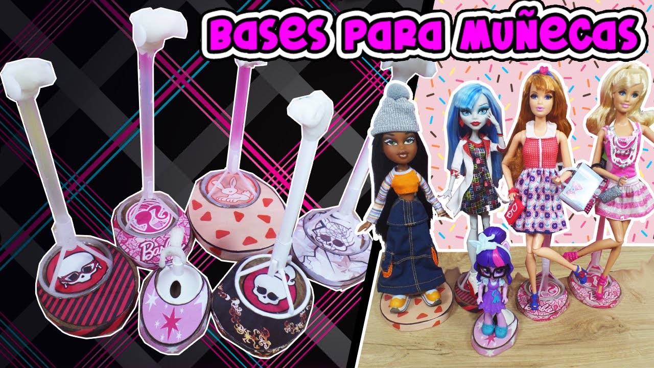 Cómo hacer BASES para muñecas | Monster High - Bratz - Barbies - Equestria Girls Mini | Monster Mike