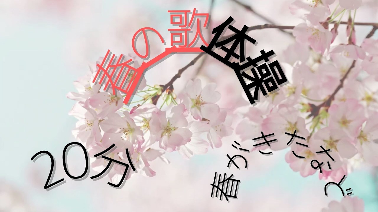 歌体操　春　全身スッキリ