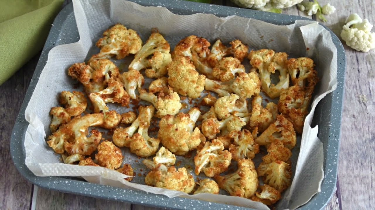 Cime di cavolfiore gratinate al forno: ricetta sana e veloce senza prelessare il cavolfiore