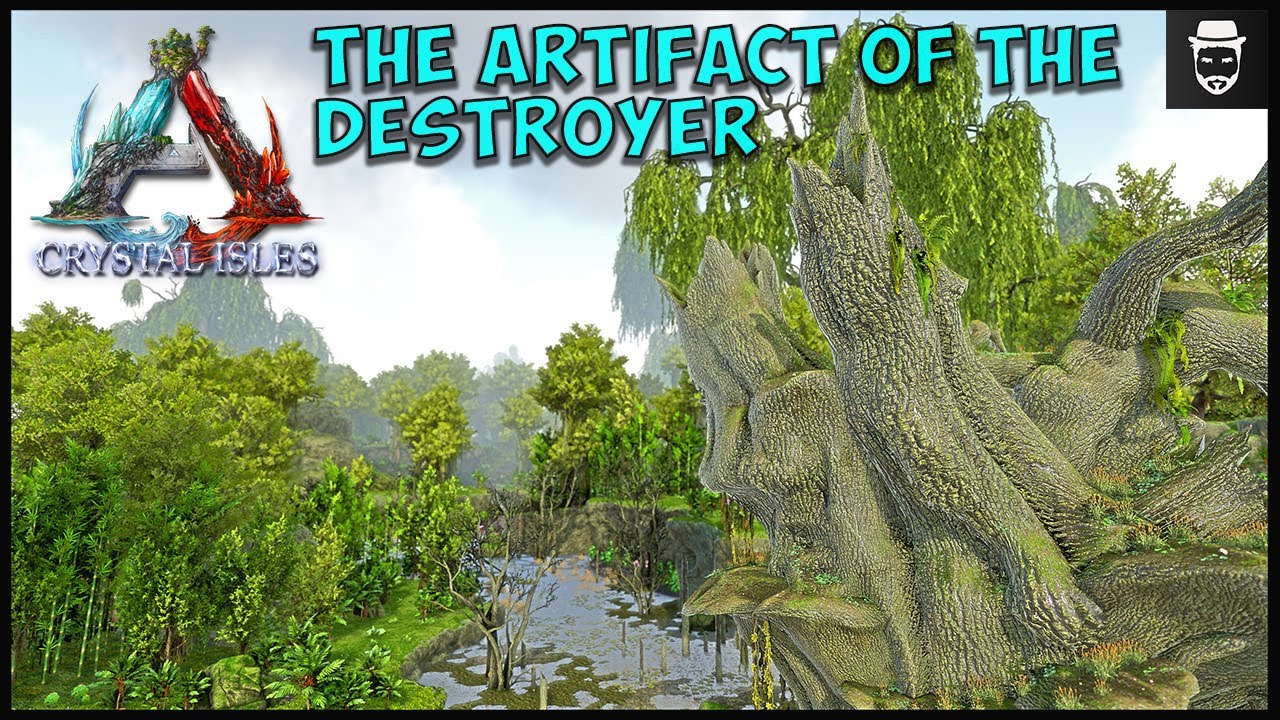 ARK Crystal Isles Artifact Of The Destroyer Location