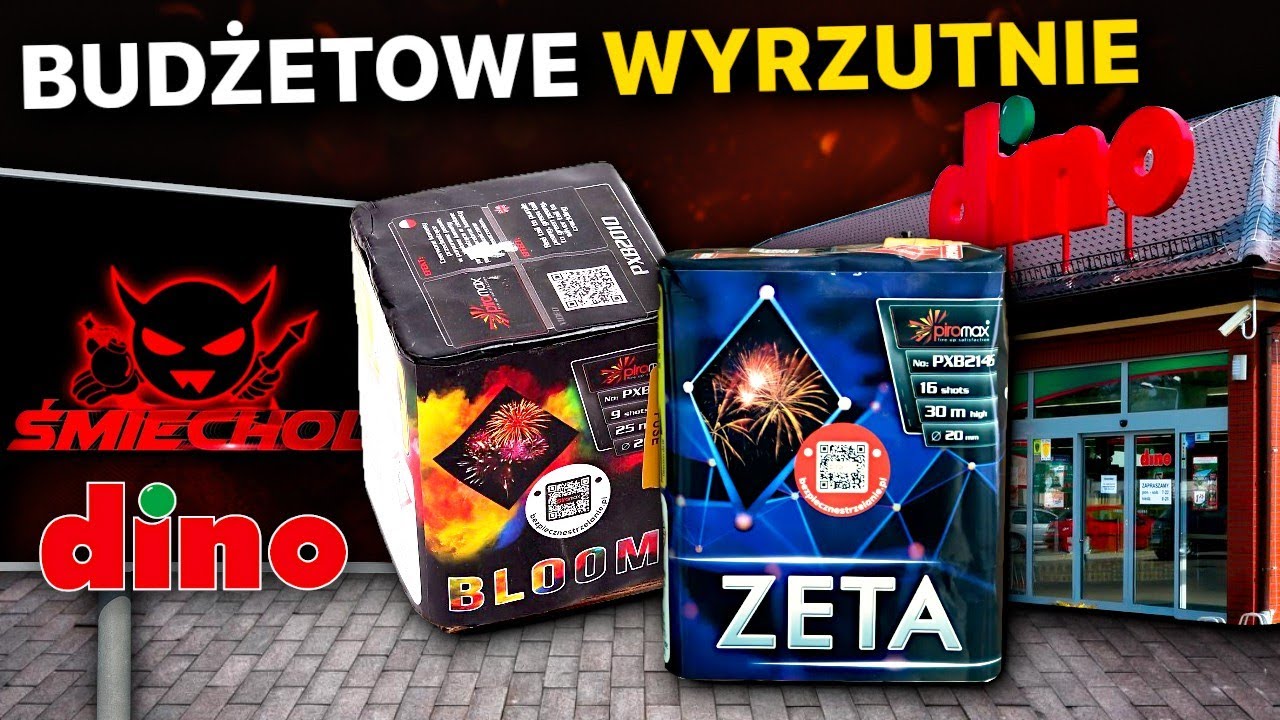 Fajerwerki z Dino wyrzutnia Zeta PXB2145  oraz Bloom PXB2012! Dino 2025/2026